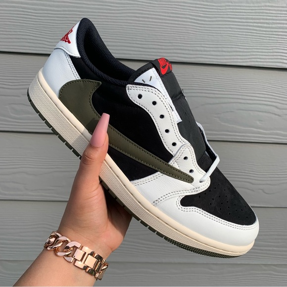 Jordan 1 low Travis Scott “Olive” Size 9.5 M - Picture 9 of 14
